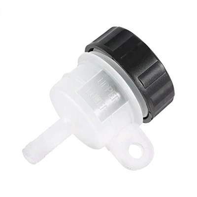 Image of LE LEFOSSI Universal Motorcycle Foot Rear Brake Master Cylinder Tank Oil Cup Fluid Bottle Reservoir