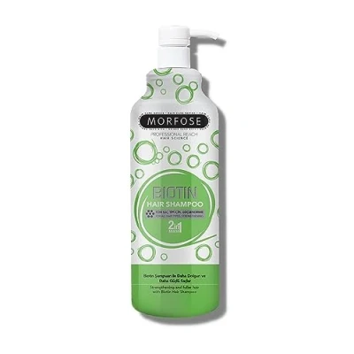 Image of Morfose 2 in 1 Biotin Green Hair Shampoo 1000 ml