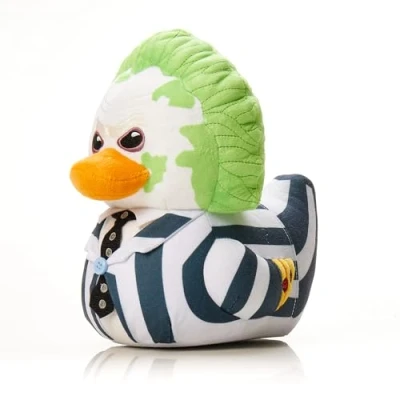 Image of TUBBZ Plush: Horror Beetlejuice Cosplaying Rubber Duck Soft Plush Collectible Toy