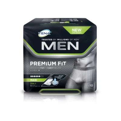 Image of Tena Men Premium Fit Level 4 5 Packs of 8 (Incontinence Pants)