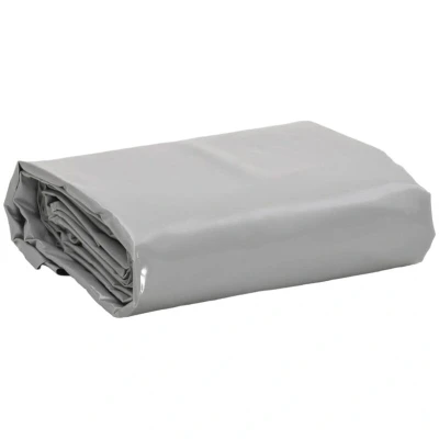 Image of vidaXL Tarpaulin Grey 4x7 m 650 g/m²