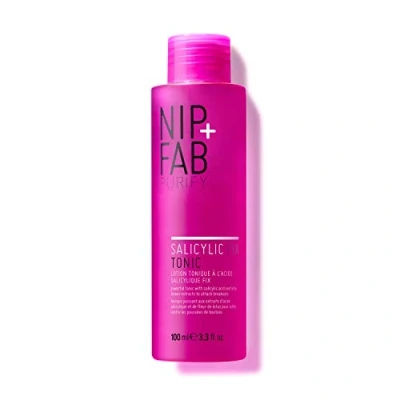 Image of Nip + Fab Salicylic Acid Fix Tonic for Face with Witch Hazel, Lotus Flower Extract BHA Toner Breakouts Minimize Pores Oil Control, 100ml