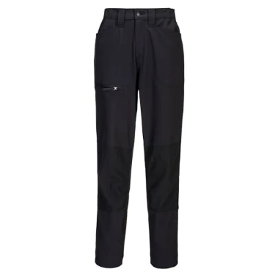 Image of Portwest WX2 Eco Women&#039;s Stretch Work Trousers Black 36