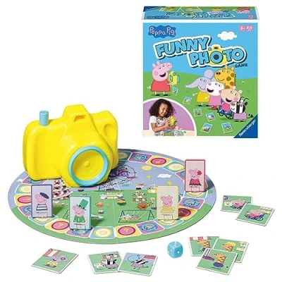 Image of Ravensburger Peppa Pig Toys Funny Photo Kids Game for Children Age 3 Years Up 2 to 4 Players