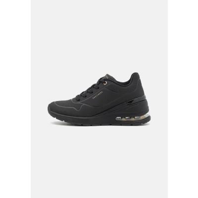 Image of Skechers Women&#039;s Million AIR Sneaker, Black, 5 UK