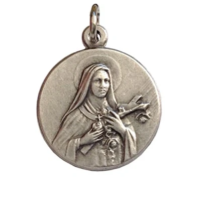 Image of I G J Saint Therese of Lisieux Medal (Jesus Child Praga) The Patron Saints