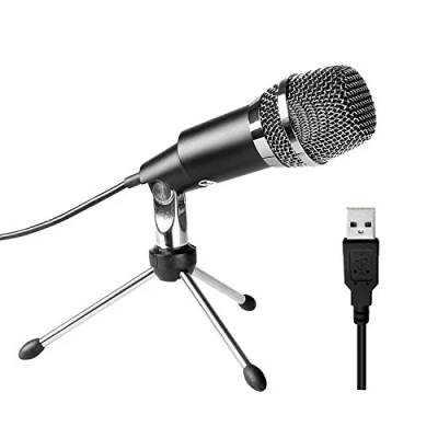 Image of FIFINE USB Microphone, Plug &amp;Play Home Studio Condenser Microphone for Skype, Recordings YouTube, Google Voice Search, Games(Windows/Mac) K668