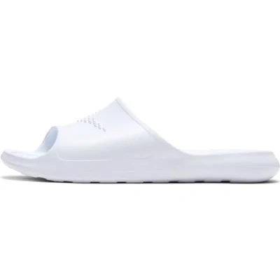 Image of Nike Sportswear Victori Slide Pool slides white/whitewhite, Women&#039;s, Size: 7.5, White/white white Synthetics