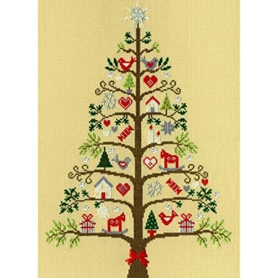 Image of Bothy Threads Cross Stitch Kit Scandi Tree