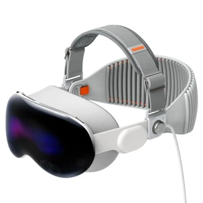 Image of Spigen DR210 Padded Head Strap Compatible with Apple Vision Pro HeadStrap Charcoal Gray