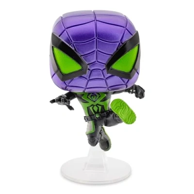 Image of Funko Pop! Games: Miles Morales Purple Reign Suit Spider man Collectable Vinyl Figure Gift Idea Official Merchandise Toys for Kids &amp; Adults Video Games Fans