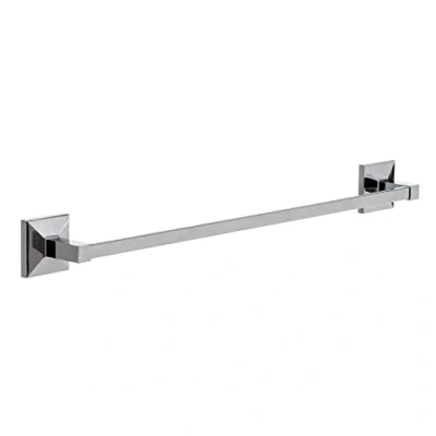 Image of TATAY Large Towel Rail from The Iconik Collection, Metallic, 6 x 6,5 60 cm