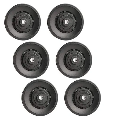 Image of Topfinder 90mm Universal Bearing Pulley Wheel for Gym Fitness Equipment Cable Machine Wearproof Spare Part (6Pcs)