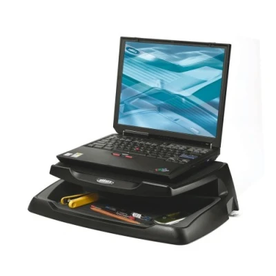 Image of Q Connect Laptop and LCD Monitor Stand Black KF04553