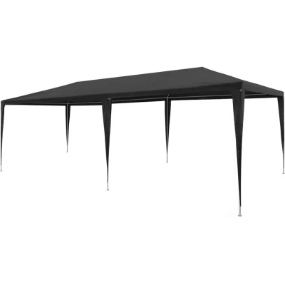 Image of vidaXL Party Tent 3x6 m PE Anthracite