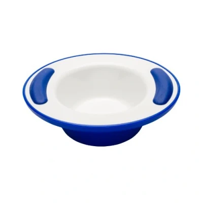 Image of NRS Healthcare Blue/White Soft Grip Keep Warm Thermo Bowl