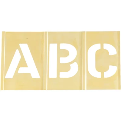 Image of Pryor 2&quot; Letter Interlocking Stencils (Set)