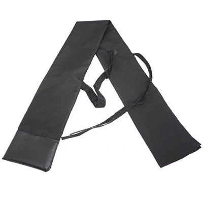 Image of Eforlife Sword Storage Bag Carry with Strap Samurai Katana Bokken Large Size Carrying Case (Leather Bottom Back Strap)