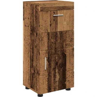 Image of vidaXL Bathroom Cabinet Old wood 37 x 31.5 82 cm Engineered