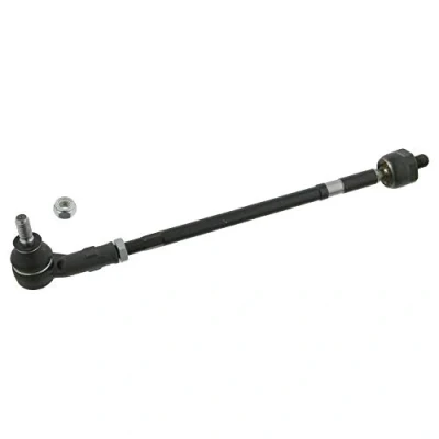 Image of 1H0422803E Tie Rod FEBI BILSTEIN 26244 Front Axle Left with lock nuts BMTS Turbo NEW