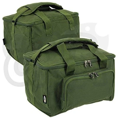 Image of NGT Carp Fishing Camping Quickfish Green Carryall + Padded Straps &amp; Extra Pocket