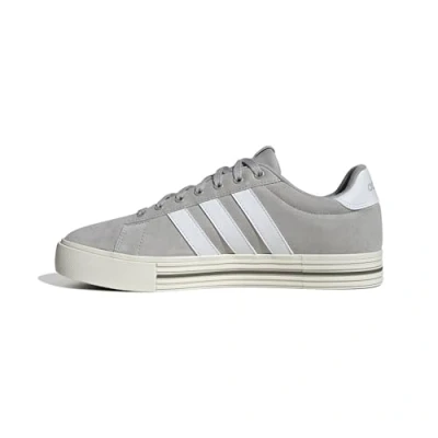 Image of adidas Daily 4.0 Non Football Low Shoes, Grey Two/Cloud White/Off White, 8.5 UK