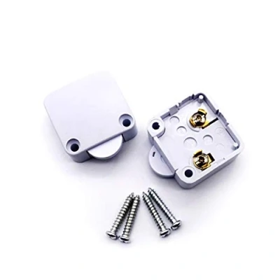 Image of Concisea 2Pcs Cupboard Door Switch Push to Break Light 2A 250V Cabinet Control