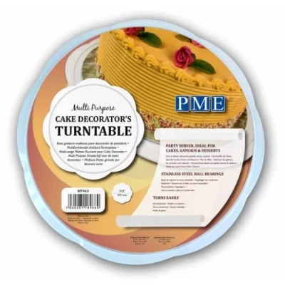 Image of PME MT463 Multi Purpose Turntable, White, 30.5 x 0.4 cm