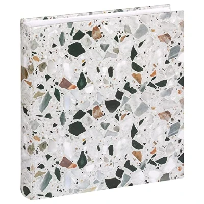 Image of walther design Terrazzo FA 298 2 Photo Album, 30 x cm, Stone Black