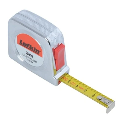 Image of Lufkin Y23CM (T0060402304) 3m / 13mm Ultralok Power Tape Measure, with Chrome Plated Plastic Housing