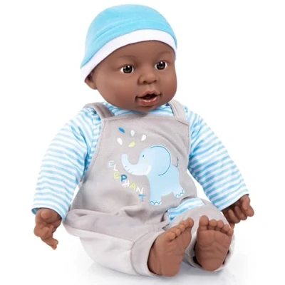 Image of Bayer Design 94001AH Doll with function Interactive Baby, talking, sound, soft body, ethnic, 40 cm