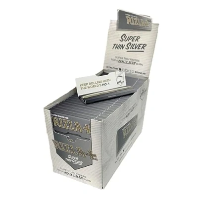 Image of Rizla Regular Silver Rolling Paper Pack Of 5 Booklets