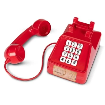 Image of The Simpsons Moe’s Prank Phone by JAKKS Pacific, Feature Interactive Telephone From Tavern, Over 10 Calls and Phrases, 2 Modes of Play, for Kids Collectors