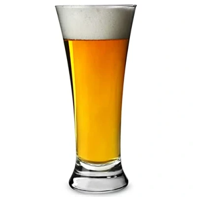 Image of Pasabahce Euro Pilsner Half Pint Beer Glasses CE 10oz / 285ml Set of 4 Utopia
