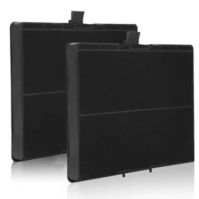 Image of 2 Activated Carbon Cooker Hood Filters for Bosch DHZ5346 / DHZ5345 00705432/11026771 Filter Siemens LZ53451 LZ53450 and Neff Z5102X1 Z5102X5