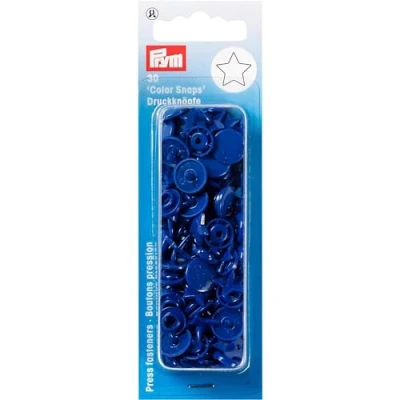 Image of Prym Non sew ColorSnaps Star royal, Blue, One Size, 393216