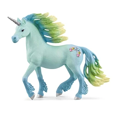 Image of SCHLEICH 70722 Marshmallow Unicorn Stallion bayala Toy Figurine for children aged 5 12 Years