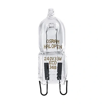Image of OSRAM Halogen pin base / HALOPIN G9 socket dimmable 33 Watt 40 35 beam angle warmwhite 2700 K Pack of 10
