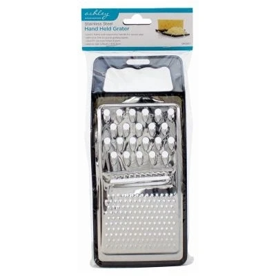 Image of 24cm x 10.5cm Stainless Steel 3 in 1 Flat Grater By Ashley