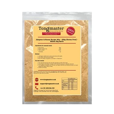 Image of Jalapeno &amp; Honey Burger Mix 200g (Gluten Free) Makes 2kg Batch