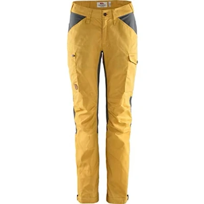 Image of FJALLRAVEN F89829 160 046 Kaipak Trousers Curved W Ochre Super Grey 42