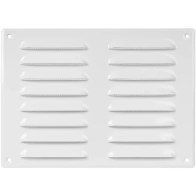 Image of 10&quot; x 7.5&quot; Inch / 260 190 mm White Air Vent Cover Quality Steel Return Grilles for Ceiling and Sidewall HVAC with Insect Protection Screen (10.23&#039;&#039;x7.48&#039;&#039; Inch, White)