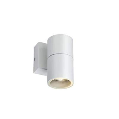 Image of KnightsBridge 230V IP54 GU10 Fixed Single Wall Light, White