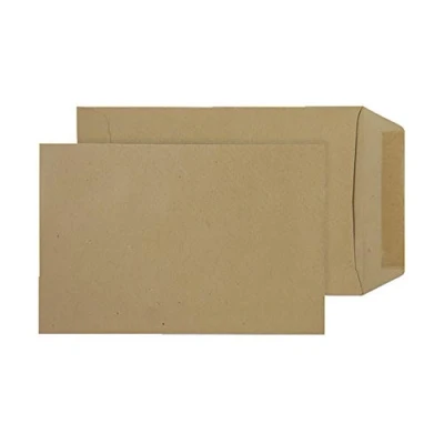 Image of Blake Purely Everyday 254 x 178 mm 90 gsm Pocket Gummed Envelopes (8067) Manilla Pack of 500
