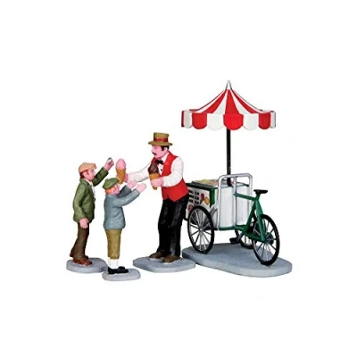 Image of Lemax Carnival Gelato Cart 4pcs