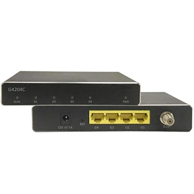 Image of GIGA Copper G4204C G.hn Wave2 EoC Modem Gigabit Ethernet Over Coax, Network via Coaxial Cable (1600 Mbps, Latency