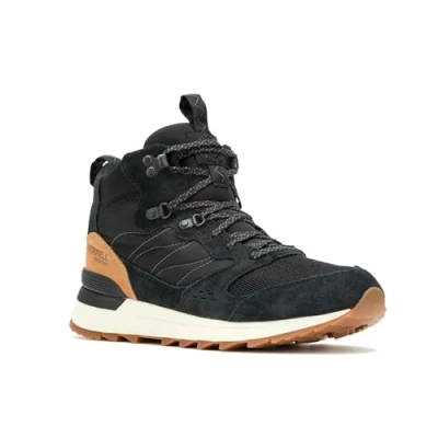 Image of Merrell Men&#039;s Alpine 83 Sneaker RECRAFT MID WP, Black, 9 UK