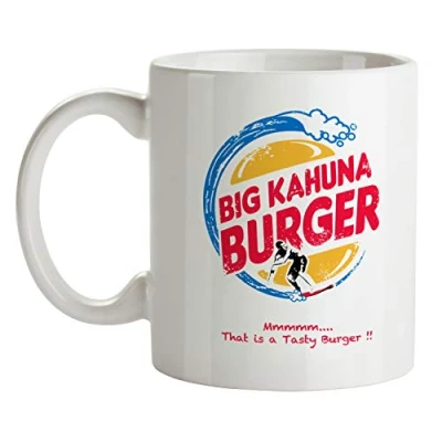 Image of Big Kahuna Burger Fiction Movie Pulp Mug White