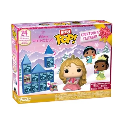 Image of Funko Bitty Pop! Countdown Calendar: Disney Princess Princesses Advent Calendar 24 Days Of Surprise Collectable Vinyl Mini Figures Mystery Box Gift Idea Holiday Xmas