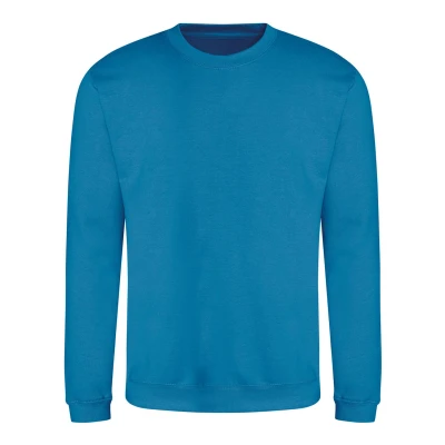 Image of AWDis Men&#039;s Sweat Sweatshirt, Blue (Sapphire Blue), X Small